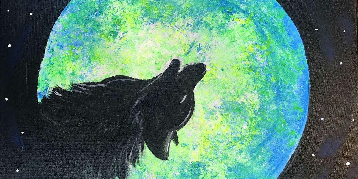Howl in the Dark - Paint and Sip by Classpop!™, 29 June | Event in Rancho Santa Margarita | AllEvents