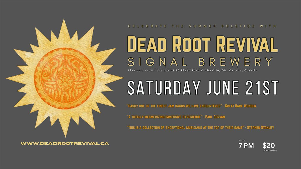 Summer Solstice Celebration : Dead Root Revival Live at Signal Brewing, 21 June | Event in Belleville | AllEvents