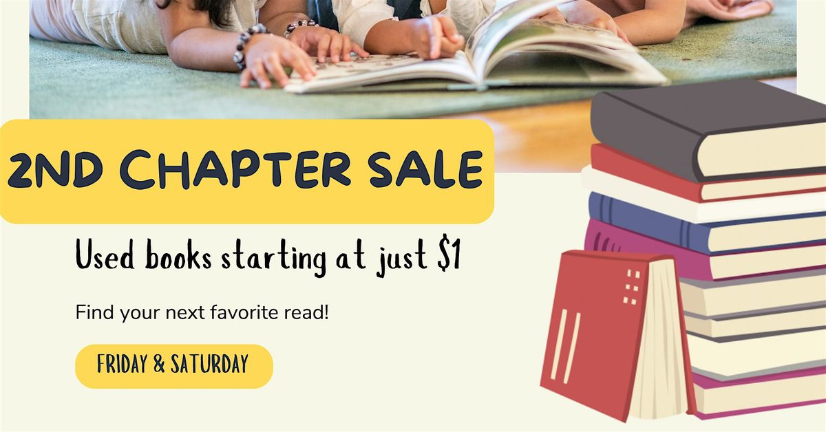 Second Chapter Sale – Book Bargains for All, 10 October | Event in Woodstock | AllEvents