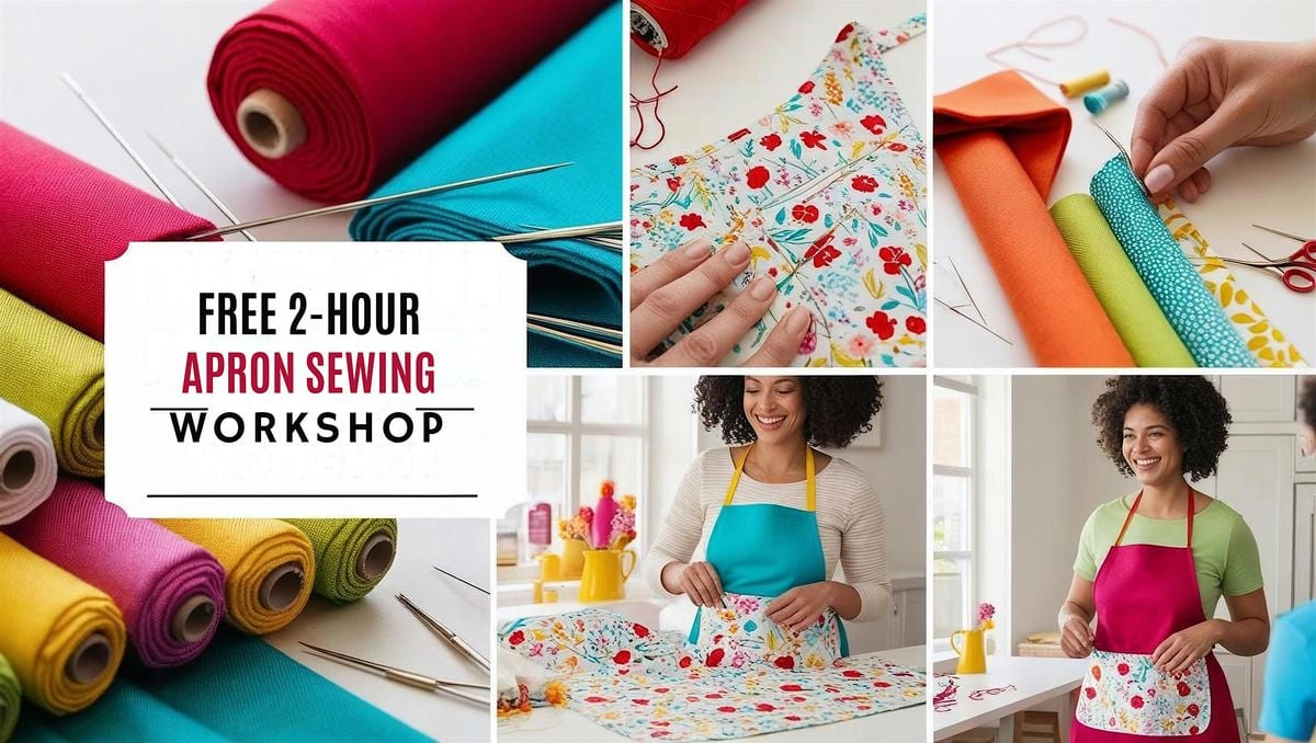 Make an Apron with Sandra Clements, 20 August | Event in Huntington | AllEvents