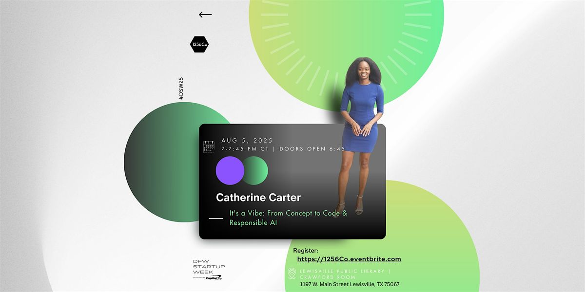 It's A Vibe: From Concept to Code & Responsible AI, 5 August | Event in Lewisville | AllEvents