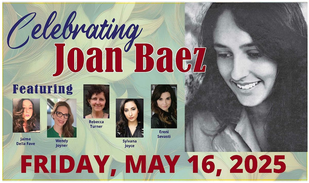 Celebrating JOAN BAEZ! Featuring Five of the Area's Most Talented Singers!, 16 May | Event in Hoboken | AllEvents