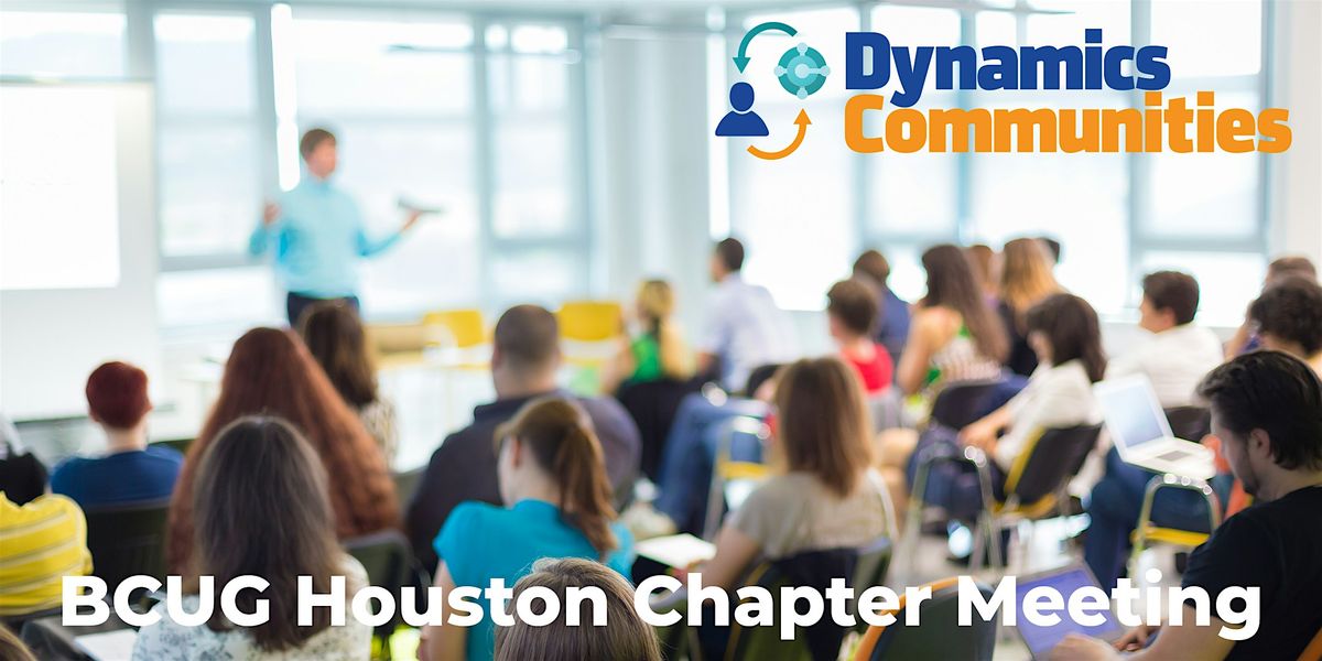 BCUG Houston Chapter Meeting, 24 June | Event in Houston | AllEvents