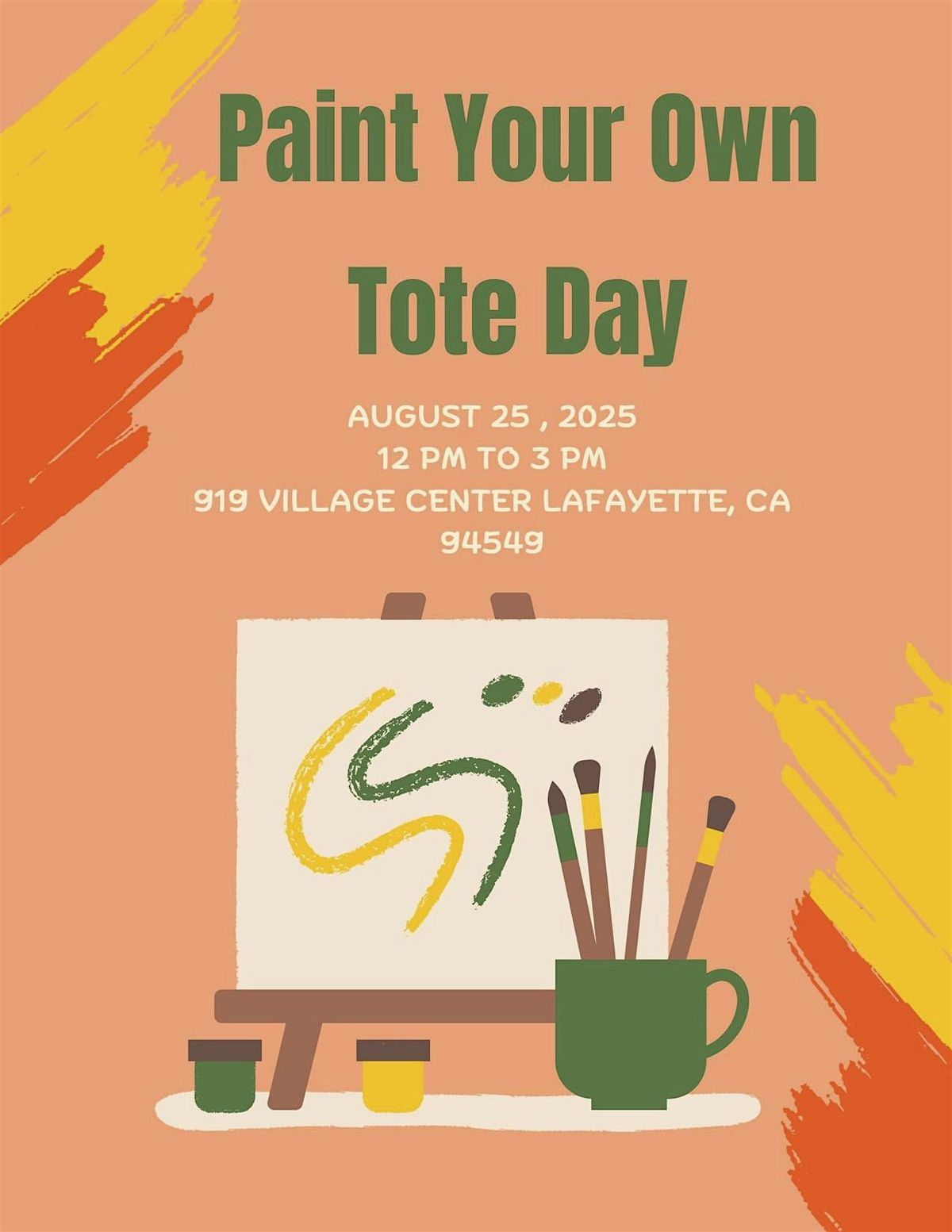 Paint Your Own Totes, 25 August | Event in Lafayette | AllEvents