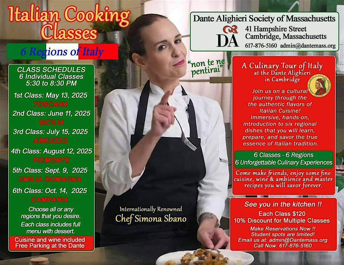 Italian Cooking Classes, 13 May | Event in Cambridge | AllEvents