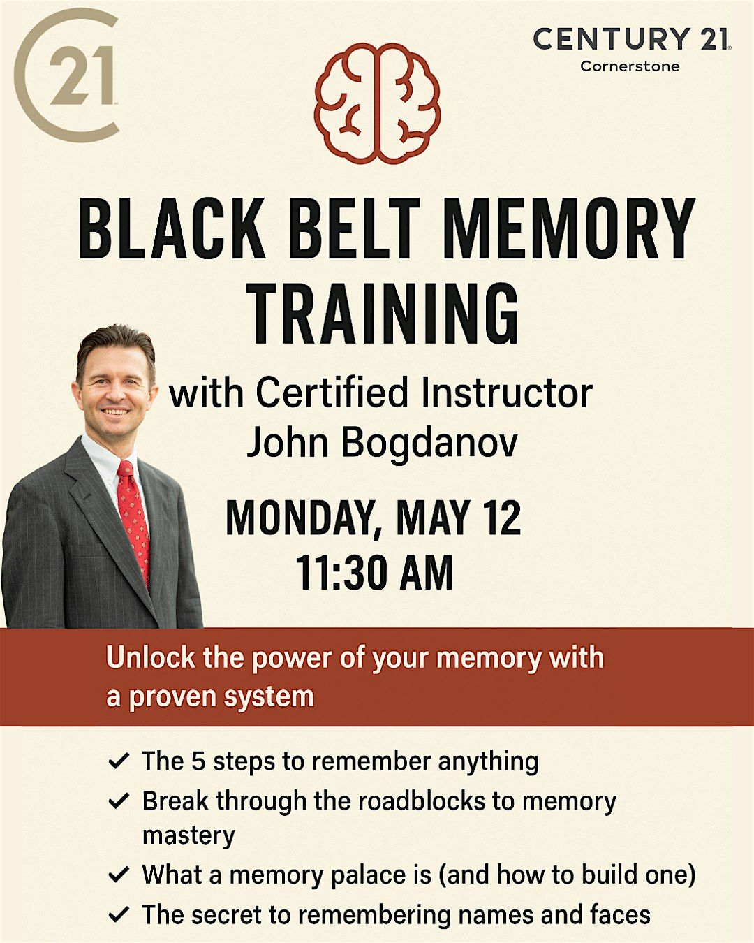 Black Belt Memory Training with John Bogdanov | Event in Whittier | AllEvents