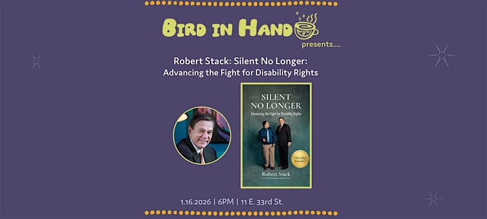 Robert Stack: Silent No Longer: Advancing the Fight for Disability Rights, 16 January | Event in Baltimore