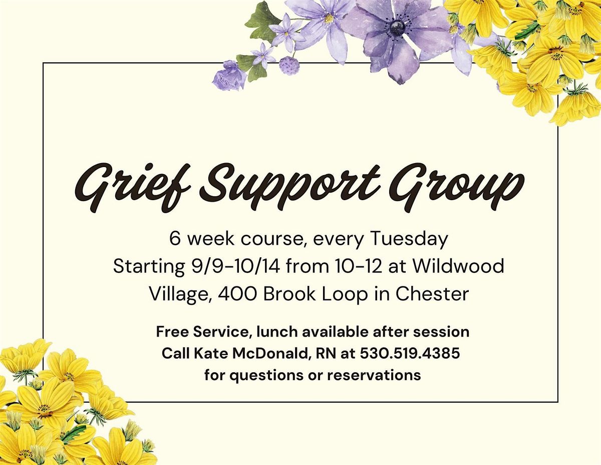 Grief Support Group, 9 September | Event in Chester | AllEvents