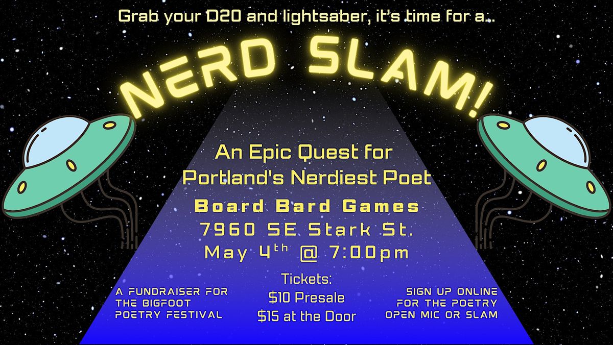 The Nerd Poetry Slam (and Open Mic!) | Event in Portland | AllEvents