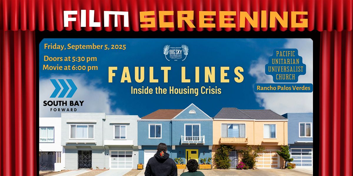 Fault Lines Documentary Film Screening & Panel, 5 September | Event in Rancho Palos Verdes | AllEvents