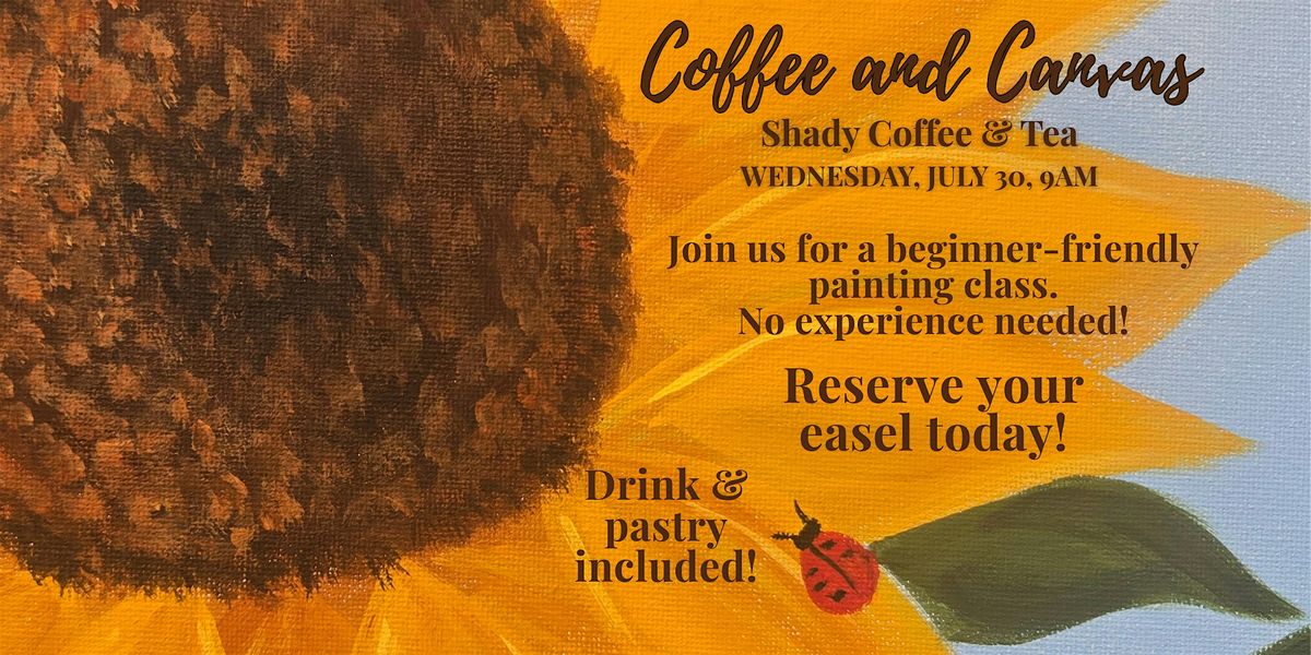 Coffee and Canvas Paint and Sip, 30 July | Event in Roseville | AllEvents
