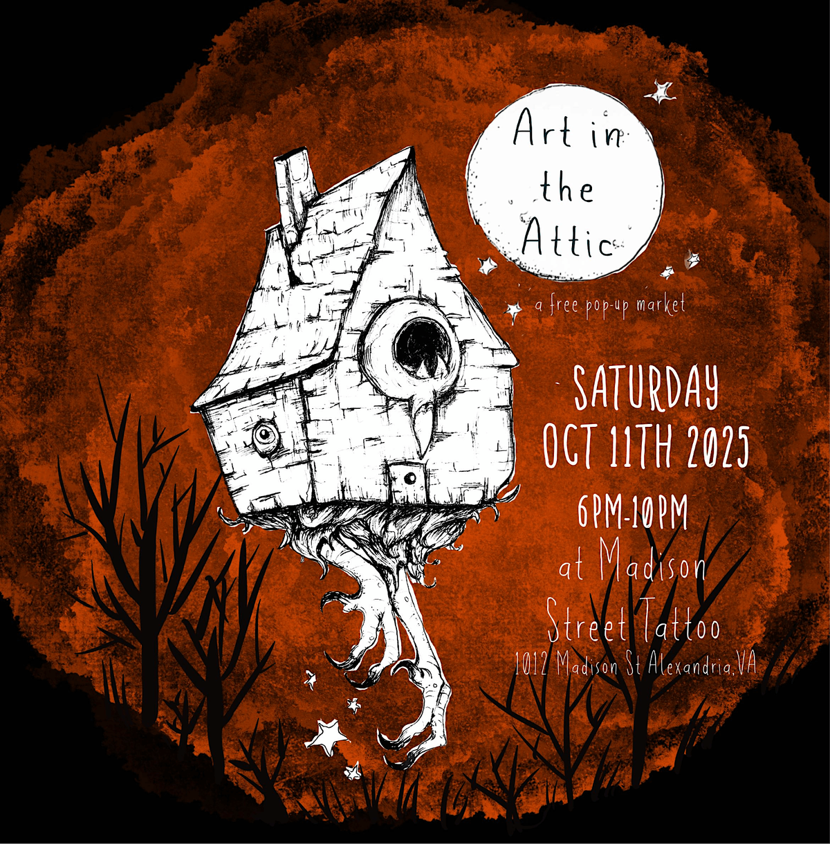 Art in the Attic, 11 October | Event in Alexandria | AllEvents