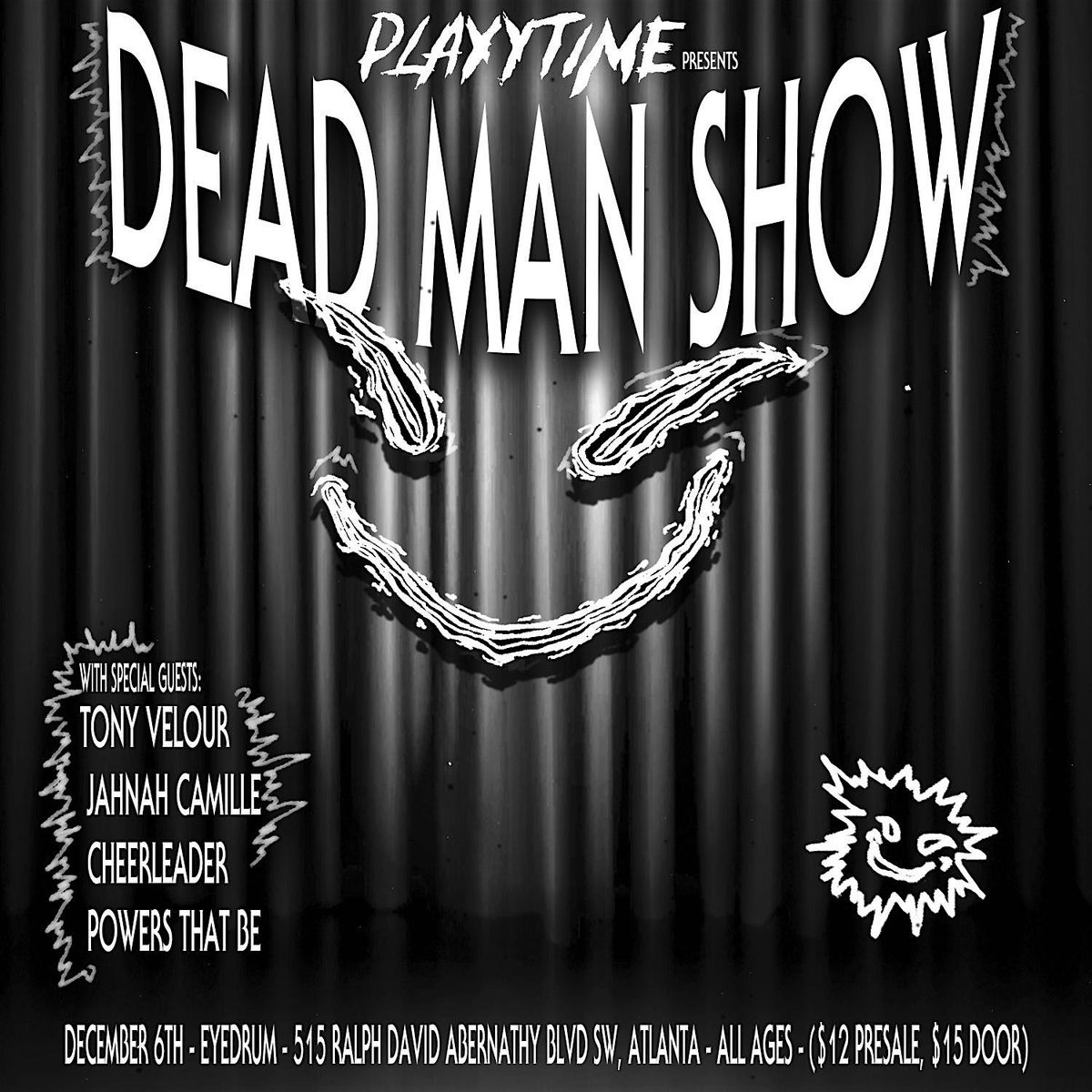 Playytime w/ Tony Velour, Jahnah Camille, Cheerleader & Powers That Be, 6 December | Event in Atlanta