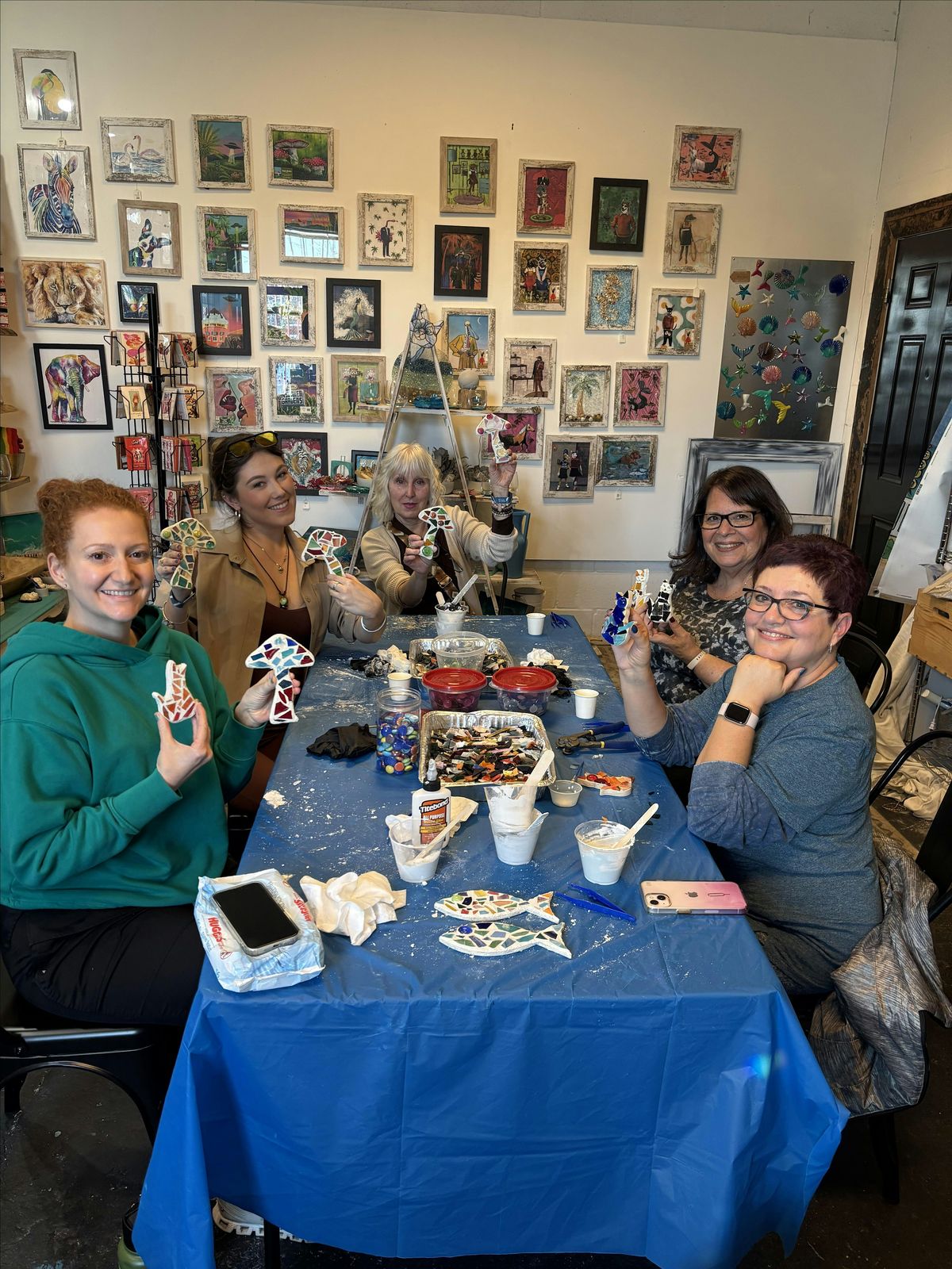 Mosaic Craft Workshop - TURTLE, FISH, MUSHROOM, CAT, HEART, ETC, 28 May | Event in St. Petersburg | AllEvents