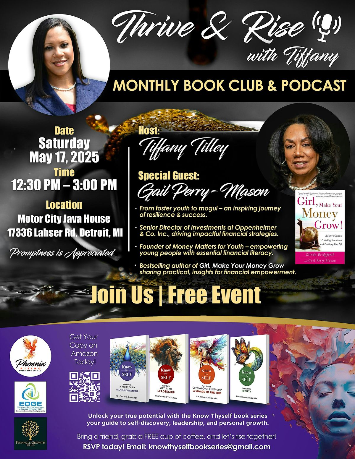 Thrive & Rise Monthly Book Club & Podcast | Event in Detroit | AllEvents
