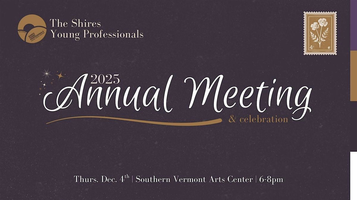 SYP Annual Meeting and Celebration, 4 December | Event in Manchester | AllEvents