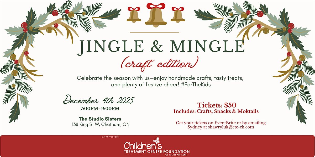 Jingle & Mingle (craft edition), 4 December | Event in Chatham | AllEvents