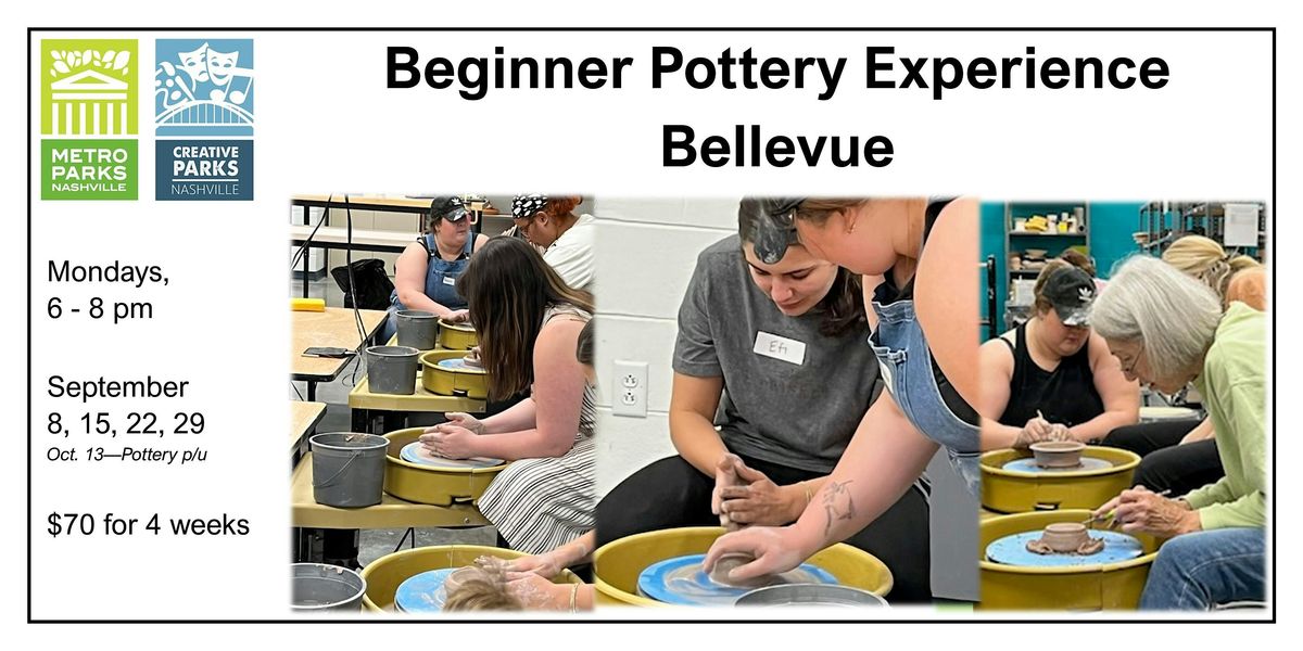 Beginner Pottery Experience, 8 September | Event in Nashville | AllEvents