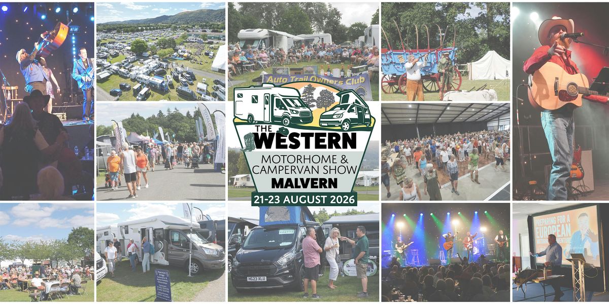 The Western Motorhome & Campervan Show 2026 - Camping, 20 August | Event in Malvern | AllEvents