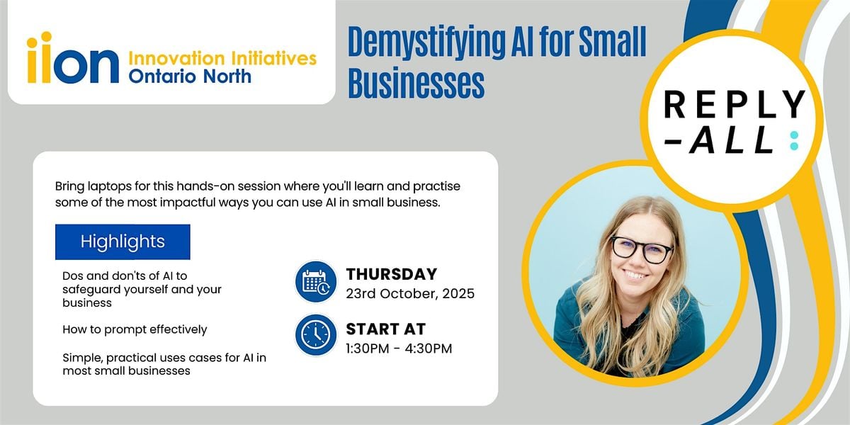 Demystifying AI for Small Businesses, 23 October | Event in Parry Sound | AllEvents