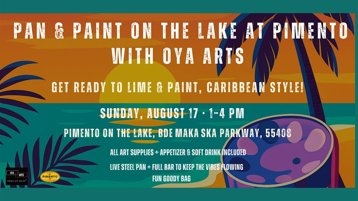 Pan and Paint on The Lake At Pimento, 17 August | Event in Minneapolis | AllEvents