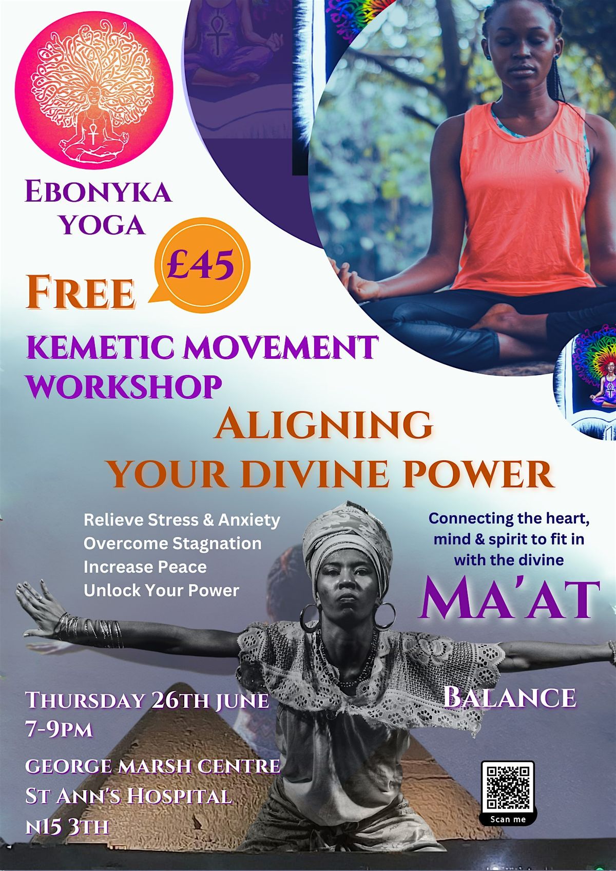 Aligning Your Divine Power Kemetic Movement Workshop | Event in London | AllEvents