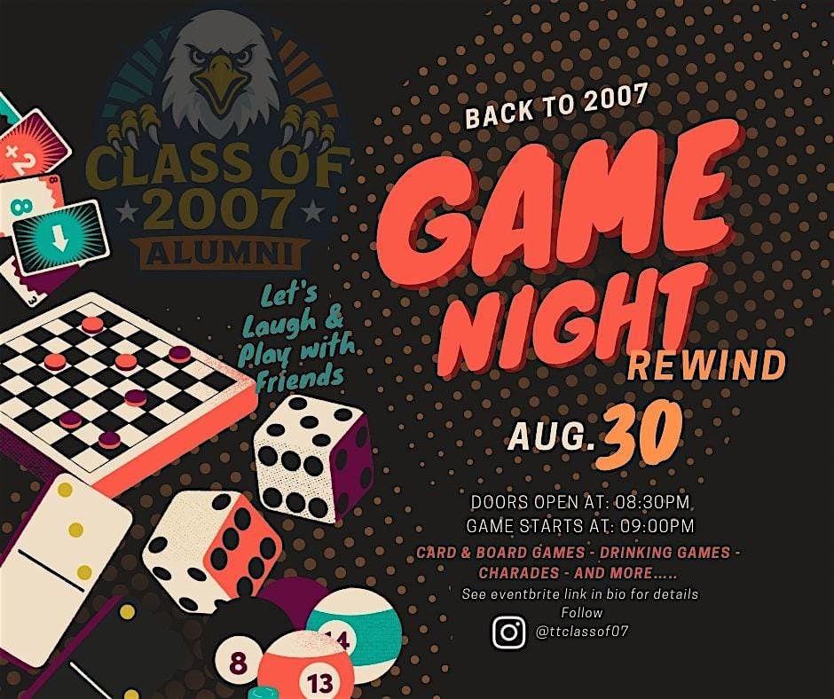 Back to 2007 Game Night + Pool Party 2Day Event, 30 August | Event in Miami Gardens | AllEvents