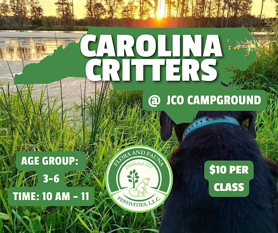 Carolina Critters: Fall Series @ JCO Campground, 13 September | Event in Chinquapin | AllEvents