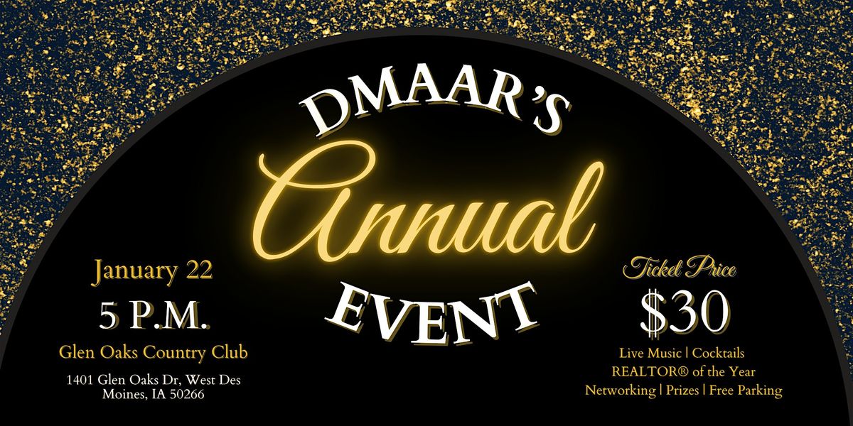 DMAAR's Annual Event 2026, 22 January | Event in West Des Moines | AllEvents