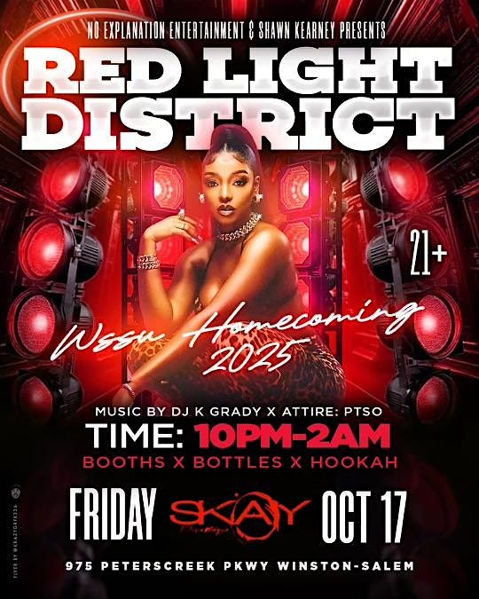 Red Light District‼️, 17 October | Event in Winston-Salem | AllEvents
