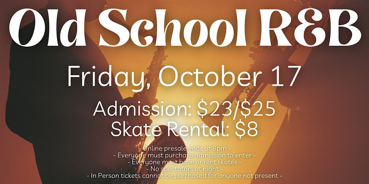 Old School R&B ALL AGES 8pm - 11pm Admission only, 17 October | Event in Glendale | AllEvents