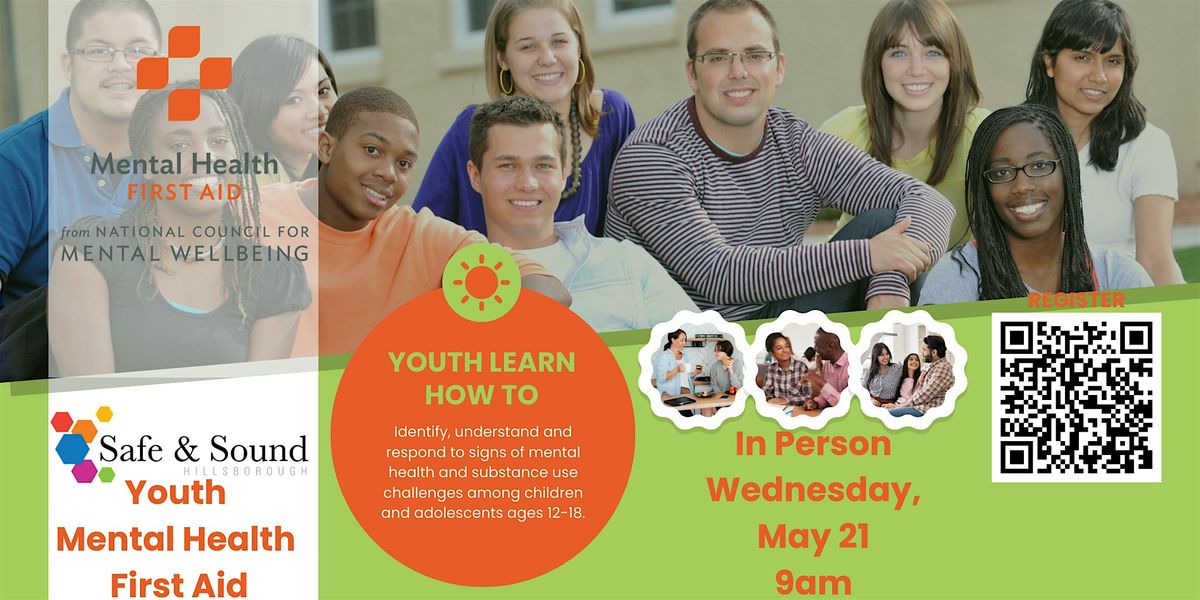 Blended Youth Mental Health First Aid Training, 21 May | Event in Tampa | AllEvents
