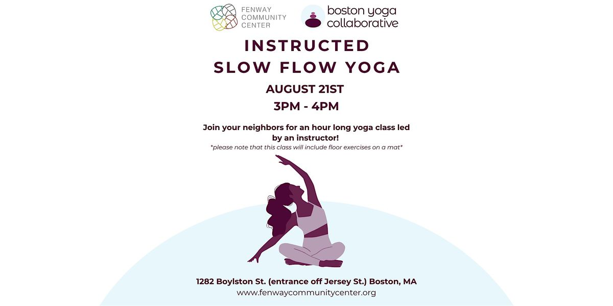Instructed Slow Flow Yoga, 21 August | Event in Boston | AllEvents