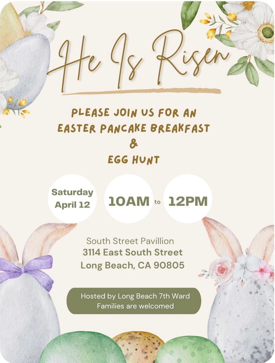 Pancake Breakfast & Easter Egg Hunt, South Street Pavilion, Lakewood, 12 April 2025 AllEvents