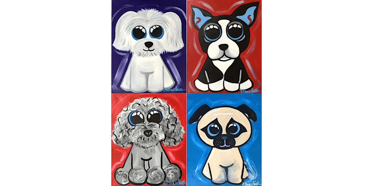 Paint Your Puppy Pal - Paint and Sip in Houston | Classpop!™, 9 August | Event in Baytown | AllEvents