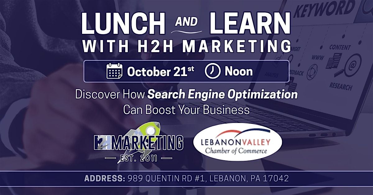 FREE Lunch & Learn - SEO For Your Business, 21 October | Event in Lebanon | AllEvents