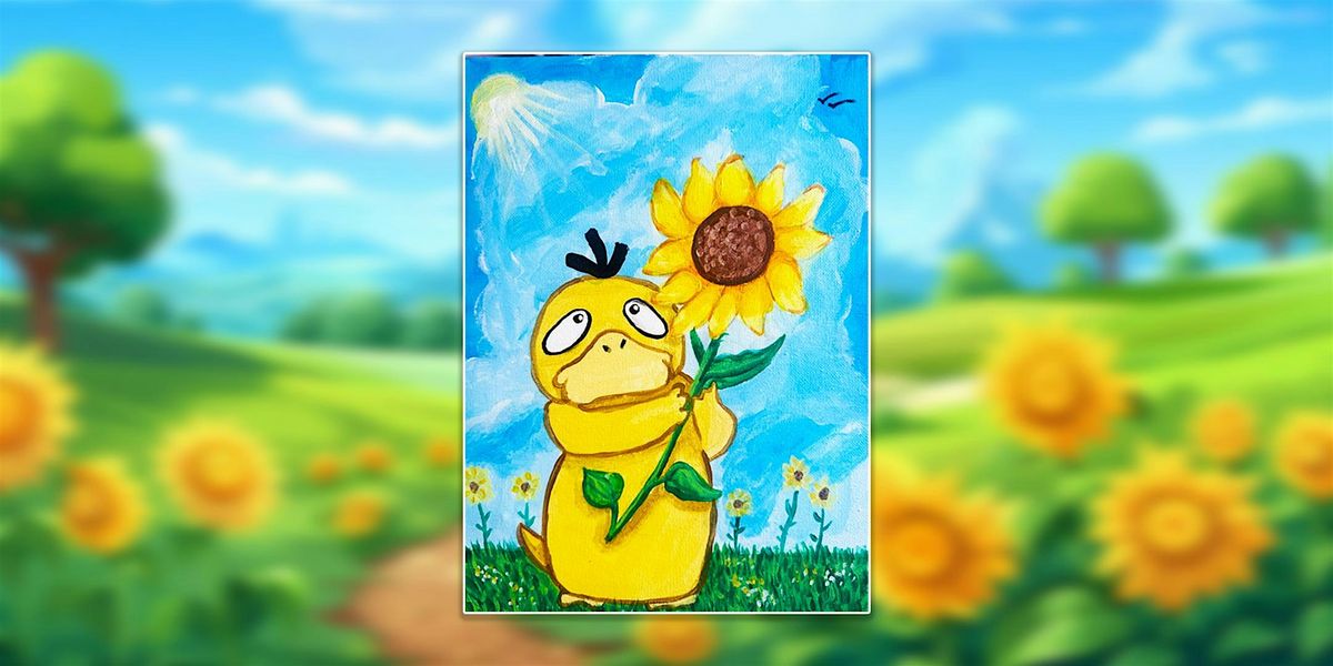 Sunflower Psyduck Paint-n-Sip, 7 September | Event in Centralia | AllEvents
