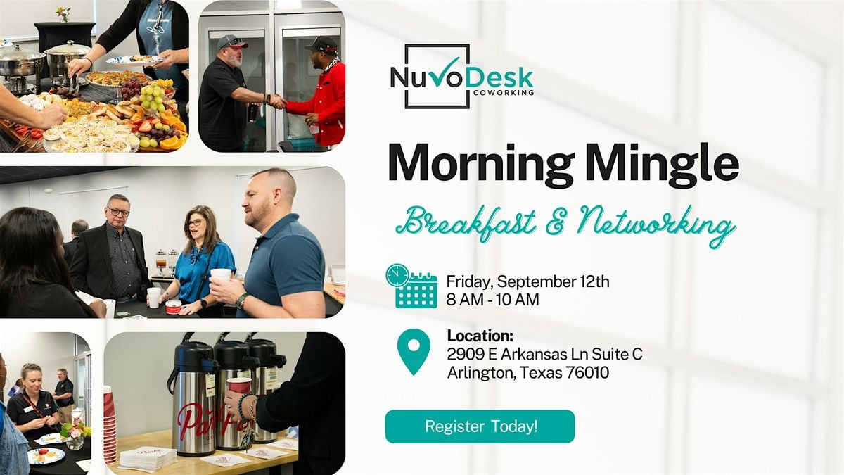 Morning Mingle - Business Networking, 12 September | Event in Arlington | AllEvents