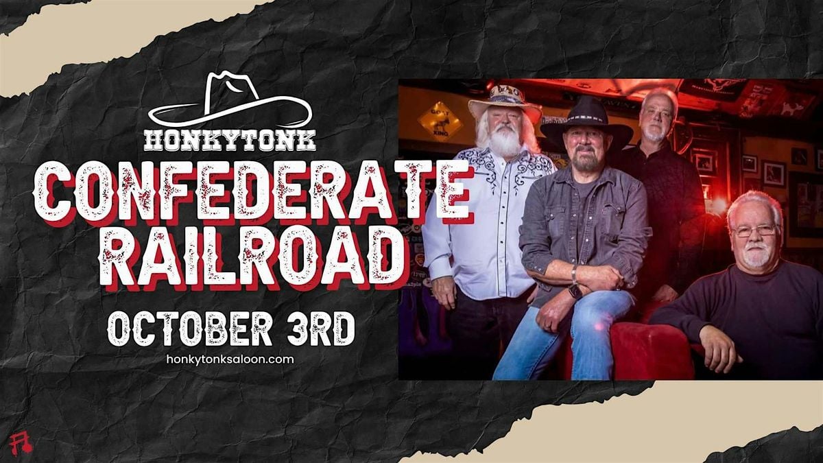 Confederate Railroad at Honkytonk, 3 October | Event in Charleston | AllEvents