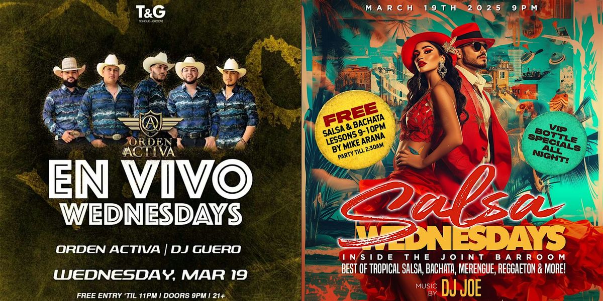 EN ViVo Wednesday + Salsa Wednesday (Regional Mexicano & Musica Tropical) | Event in Atlanta | AllEvents