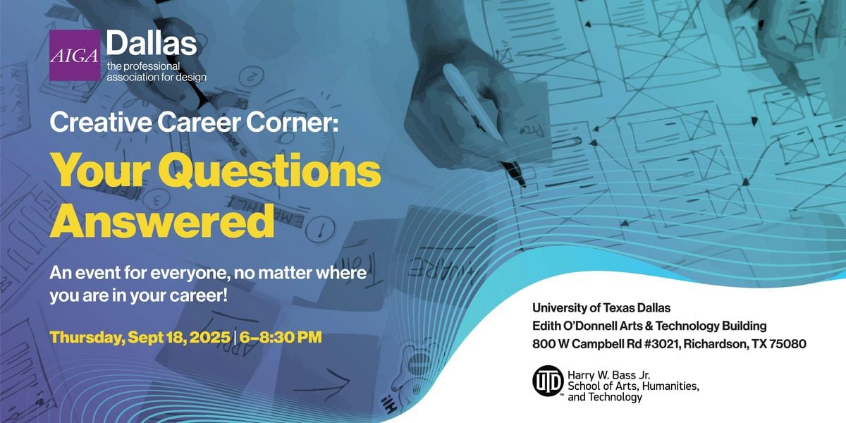 2025 Creative Career Corner: Your Questions Answered, 18 September | Event in Richardson | AllEvents