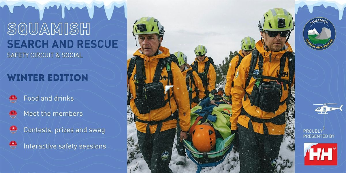 Squamish Search and Rescue - Safety Circuit & Social Hour - Winter Edition, 17 October | Event in Vancouver