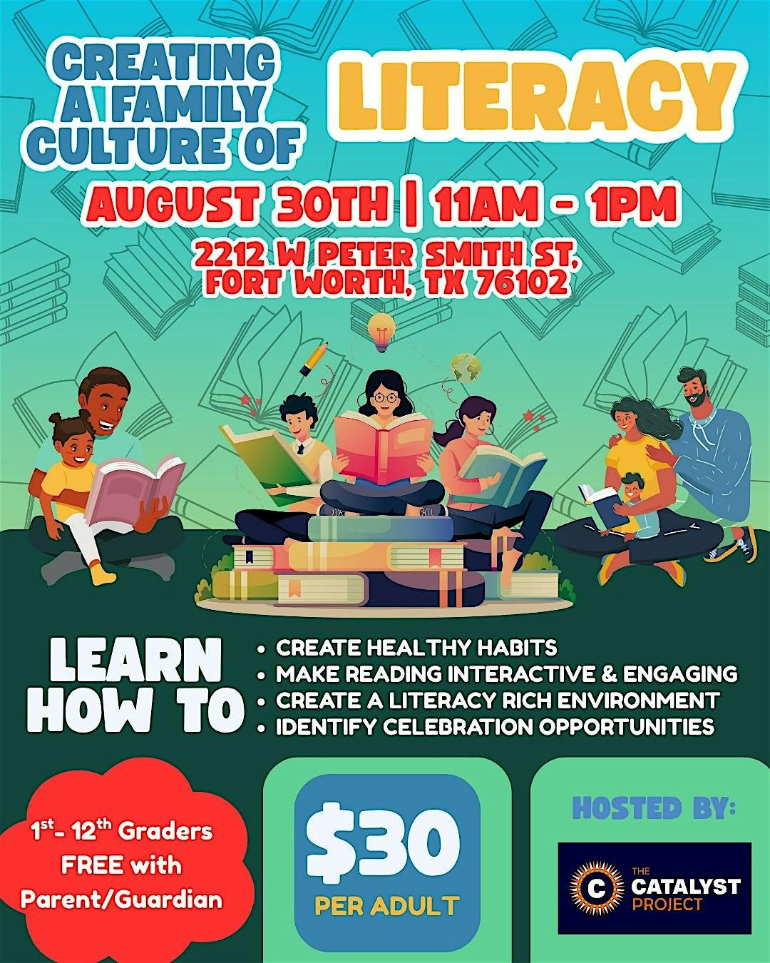 Creating a Family Culture of Literacy, 30 August | Event in Fort Worth | AllEvents