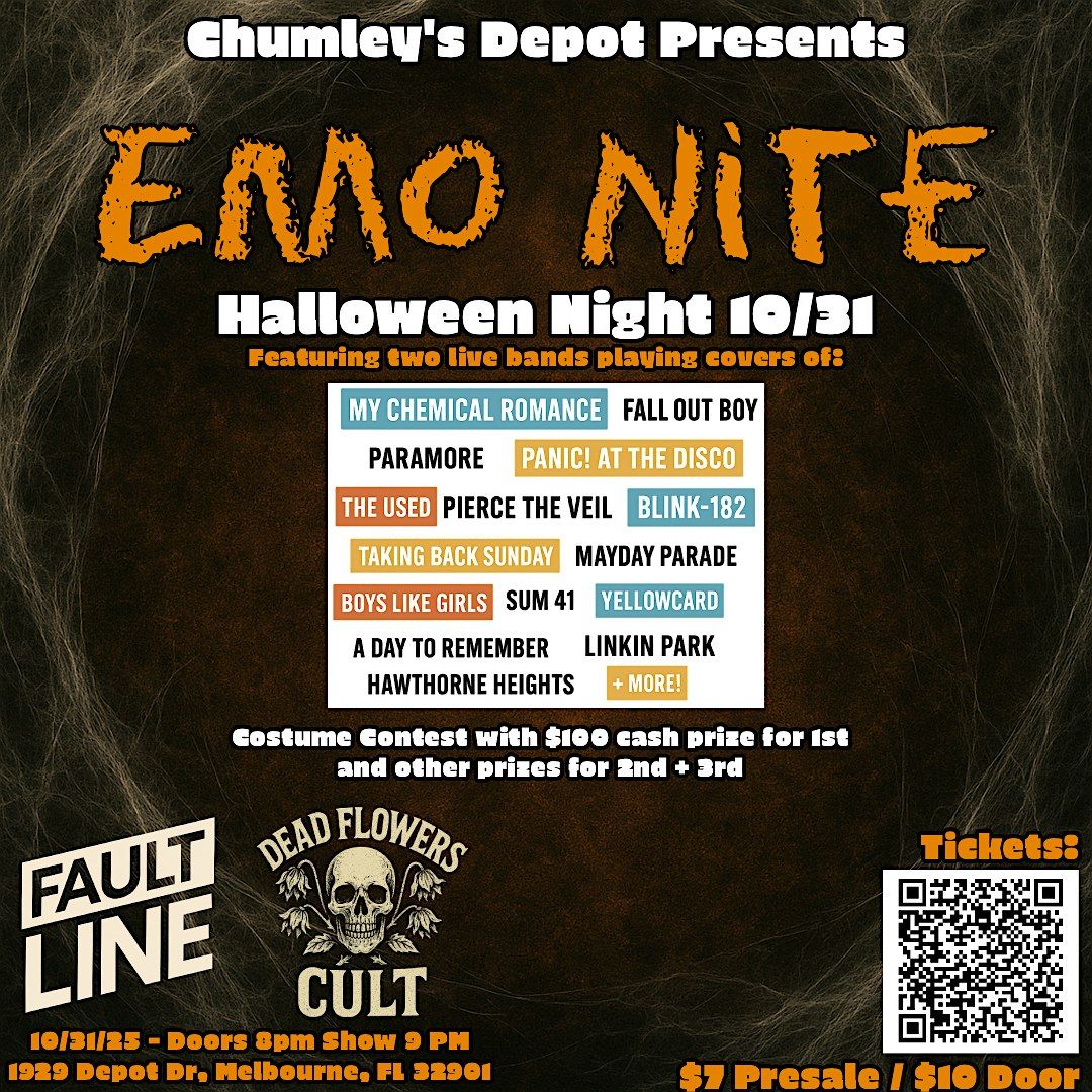 Emo Nite on Halloween at Chumley's Depot, 31 October | Event in Melbourne | AllEvents