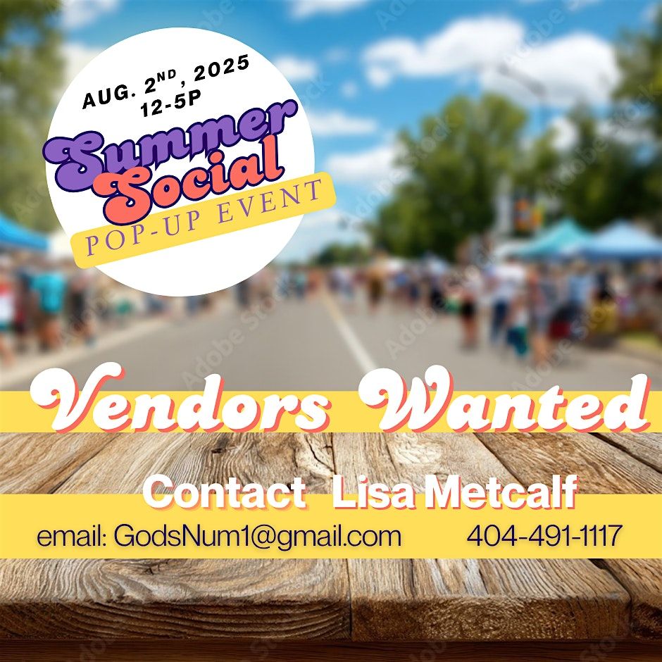 Summer Social Pop Up, 2 August | Event in Covington | AllEvents