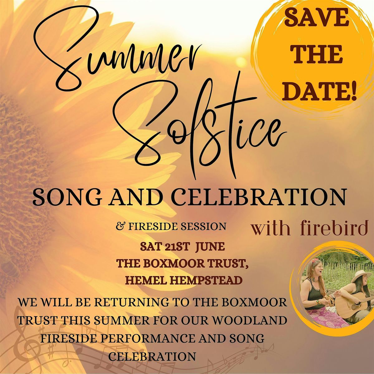 Summer Solstice  Song and Celebration + Fireside Session | Event in Hemel Hempstead | AllEvents