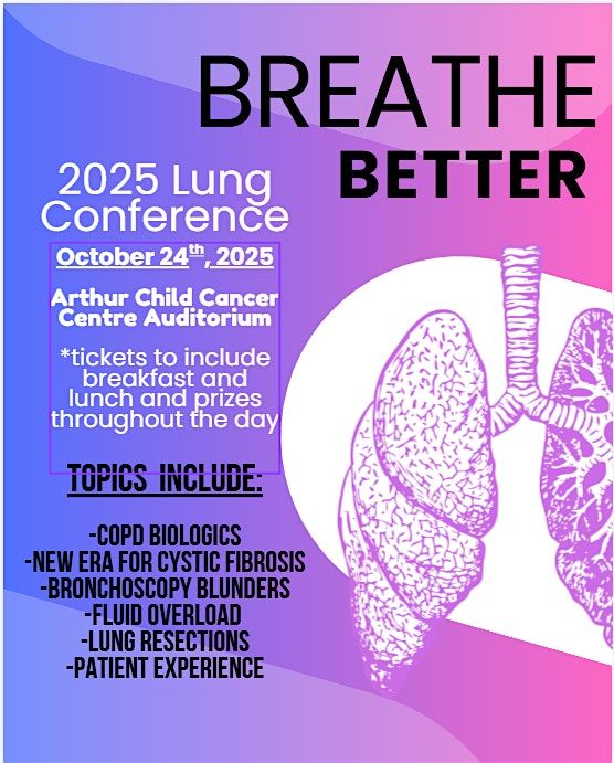 2025 Lung Conference, 24 October | Event in Calgary | AllEvents