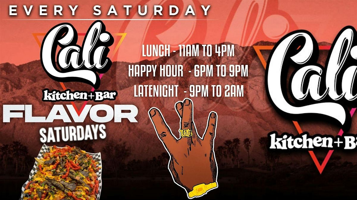 Flavor Saturdays – Day & Night Parties at CALI HTX | Event in Houston | AllEvents