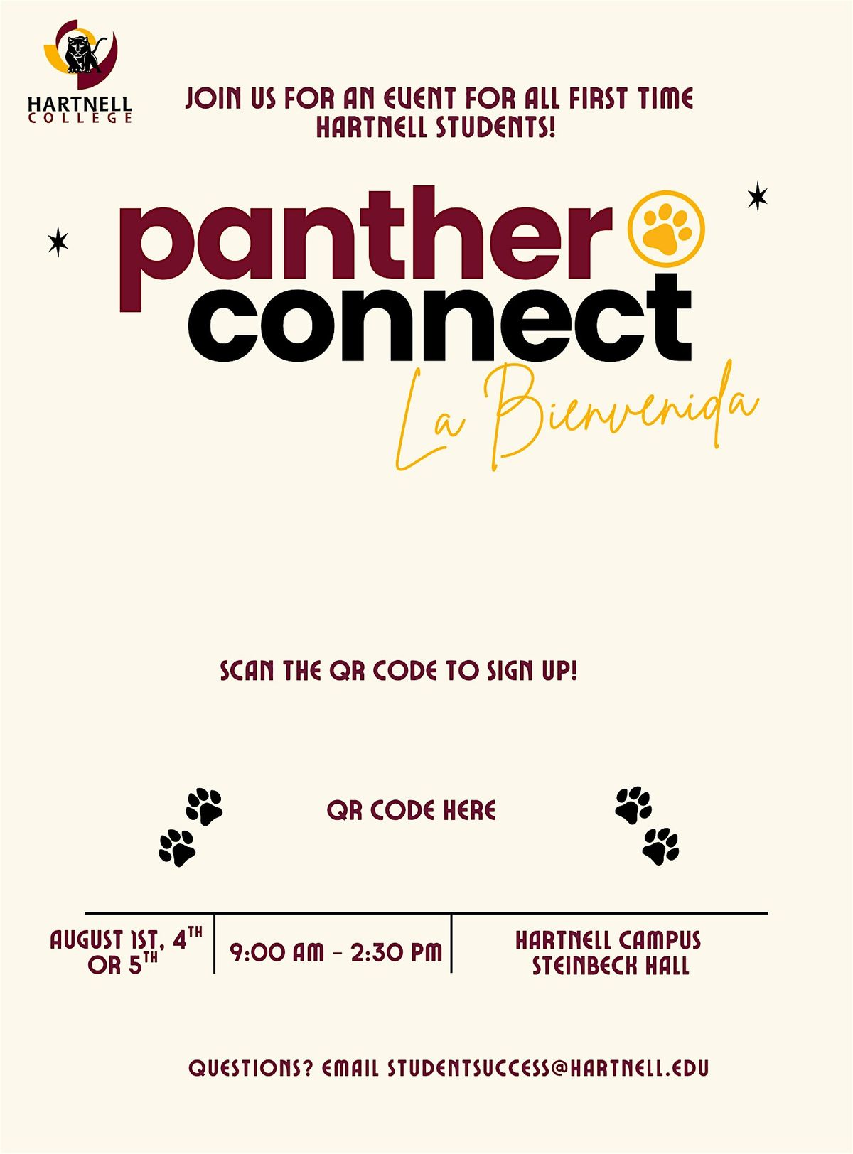 2025 Panther Connect - La Bienvenida- First Year Student Welcome - 8/5/25, 5 August | Event in Salinas | AllEvents