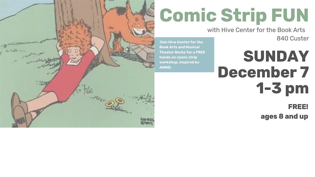 Comic Strip FUN! A Hands-on Workshop at HIve, 7 December | Event in Evanston | AllEvents